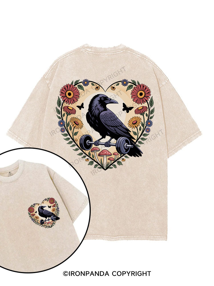 Mystic Crow printed Gym Shirt