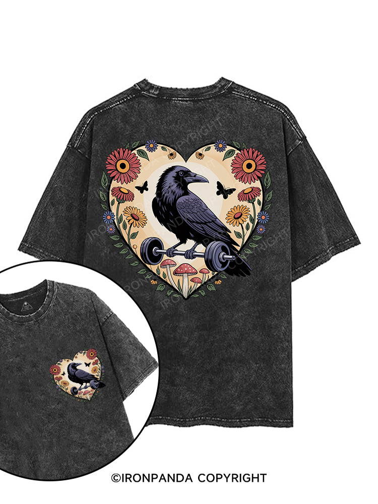 Mystic Crow printed Gym Shirt