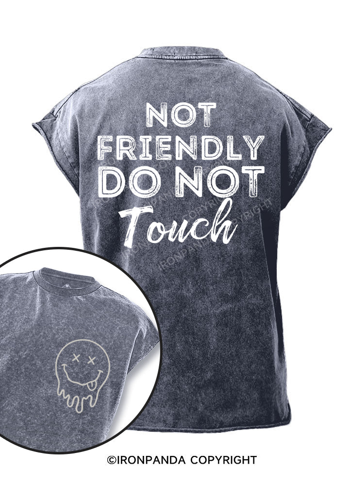 Not friendly, do not touch Printed Cut Off Tank