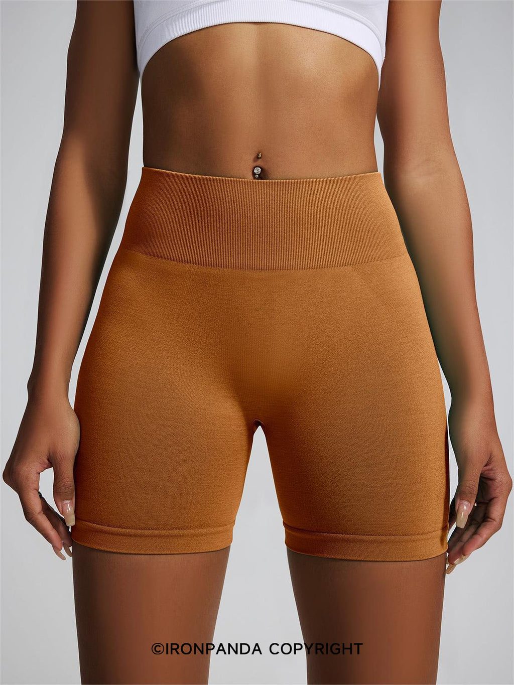 Seamless High Waist Yoga Shorts