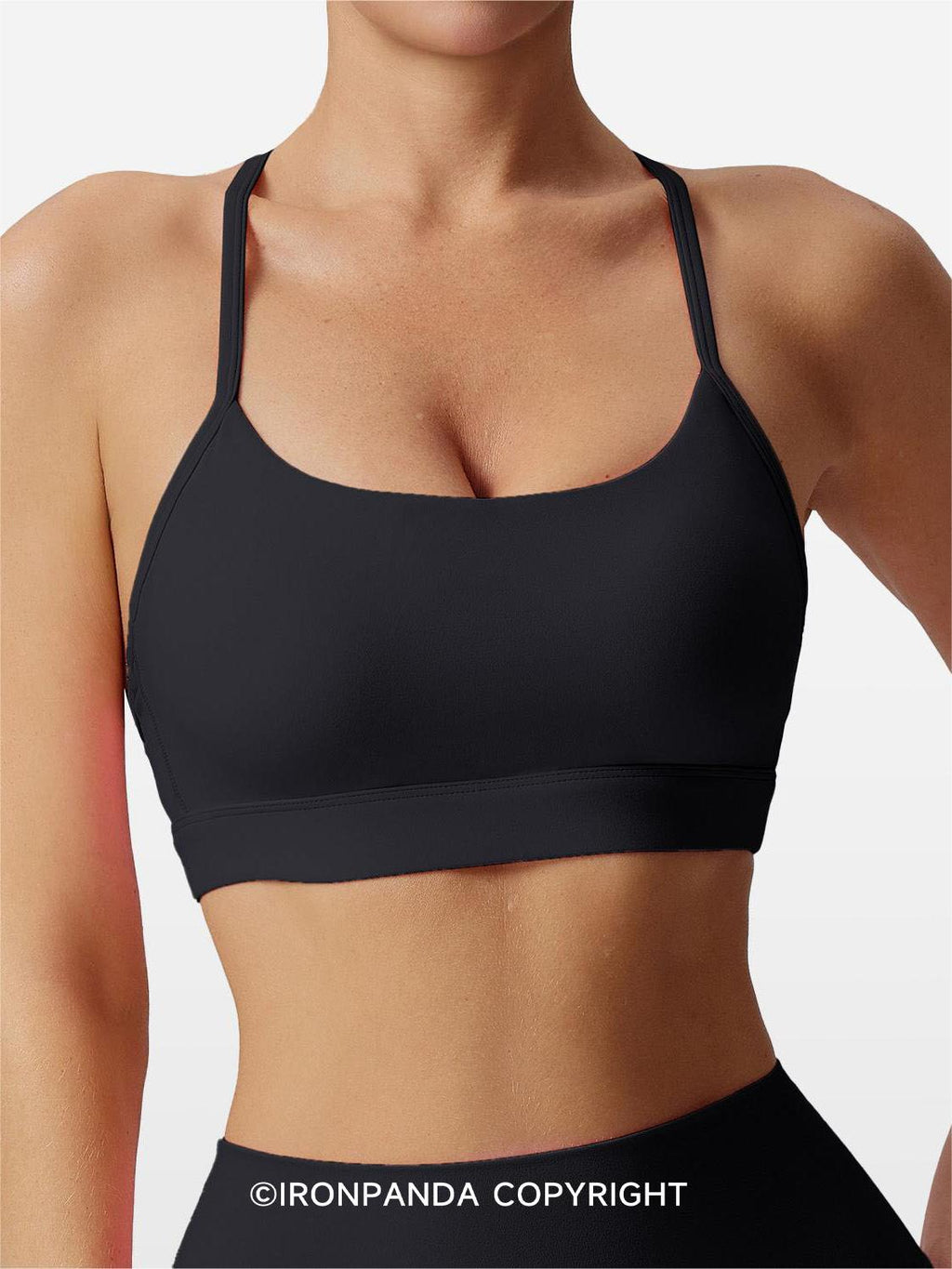 Y-Back Thin Strap Quick-Dry Sports Bra