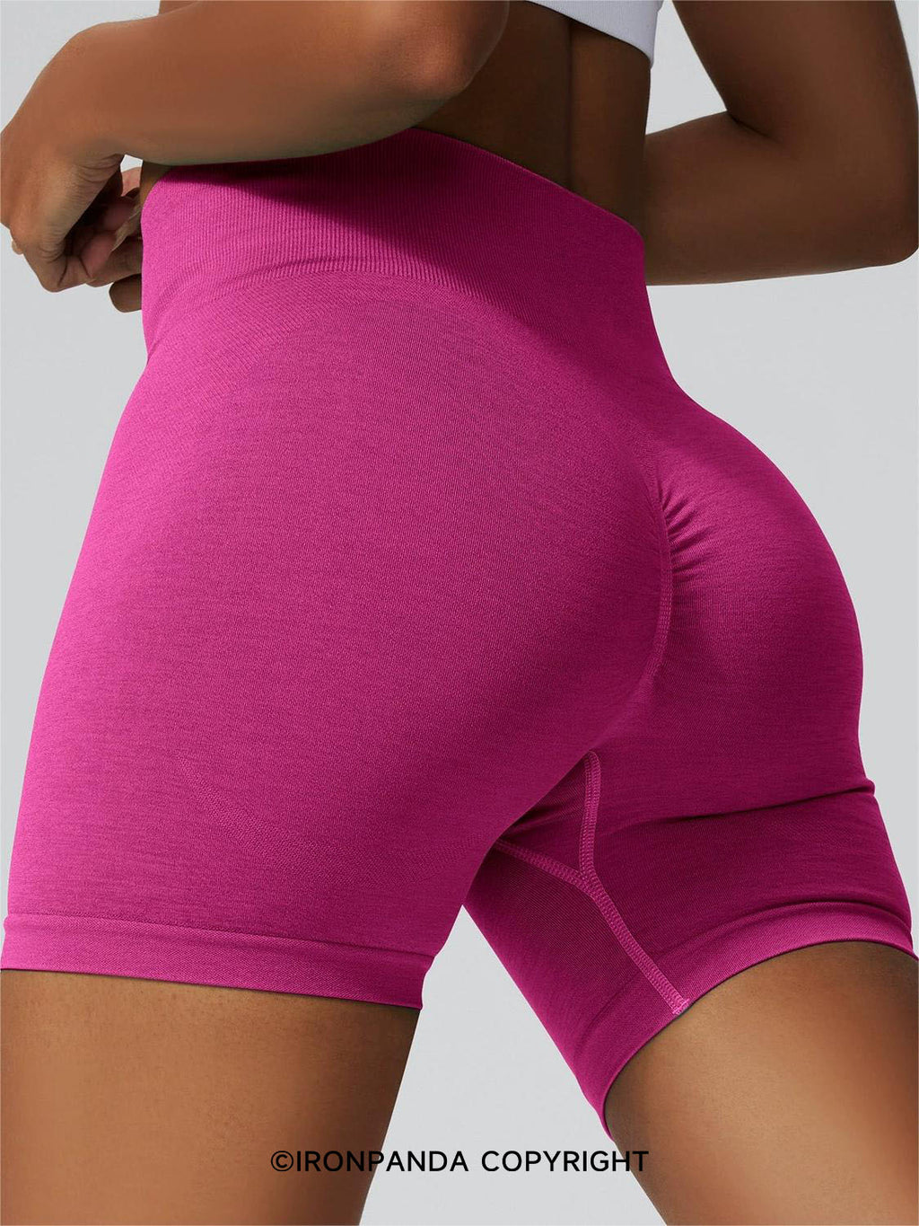 Seamless High Waist Yoga Shorts
