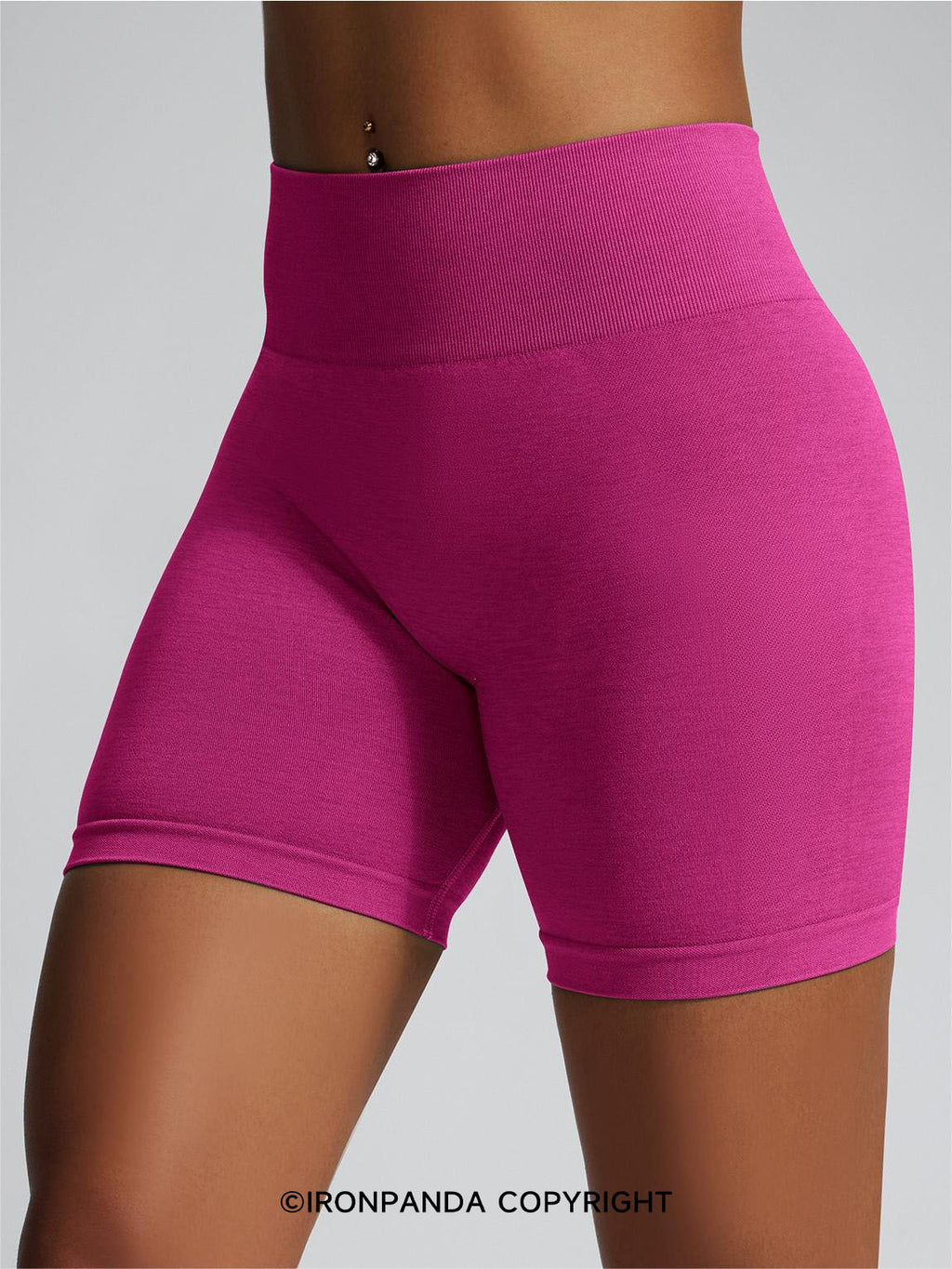Seamless High Waist Yoga Shorts