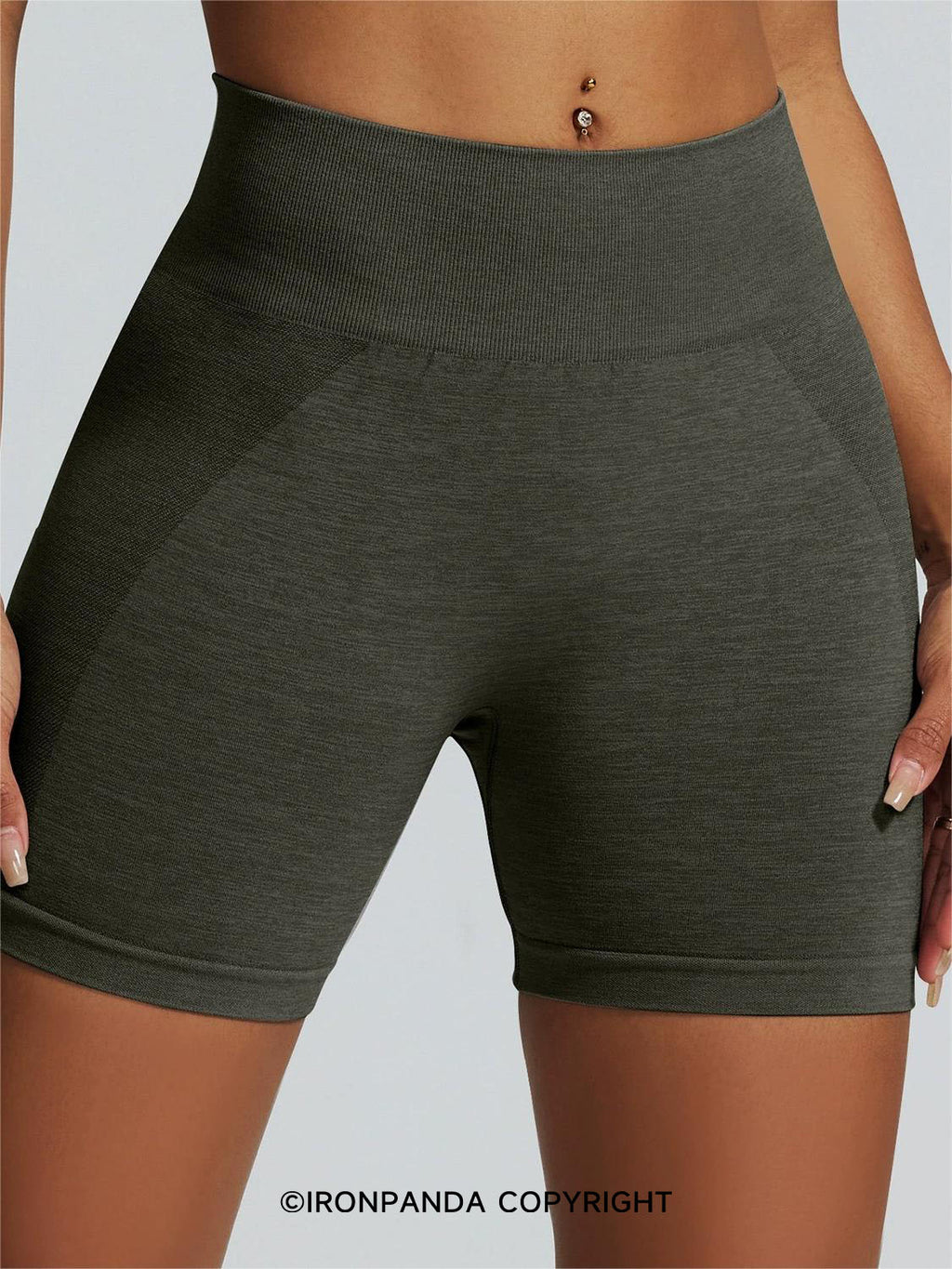 Seamless High Waist Yoga Shorts