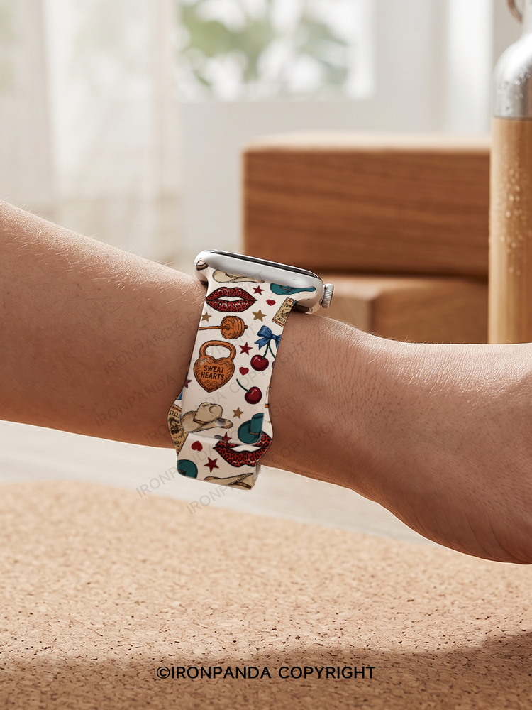 Sweat Hearts Western Watch Band