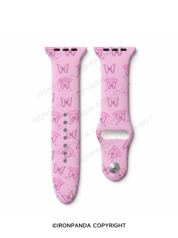 antisocial butterfly Watch Band