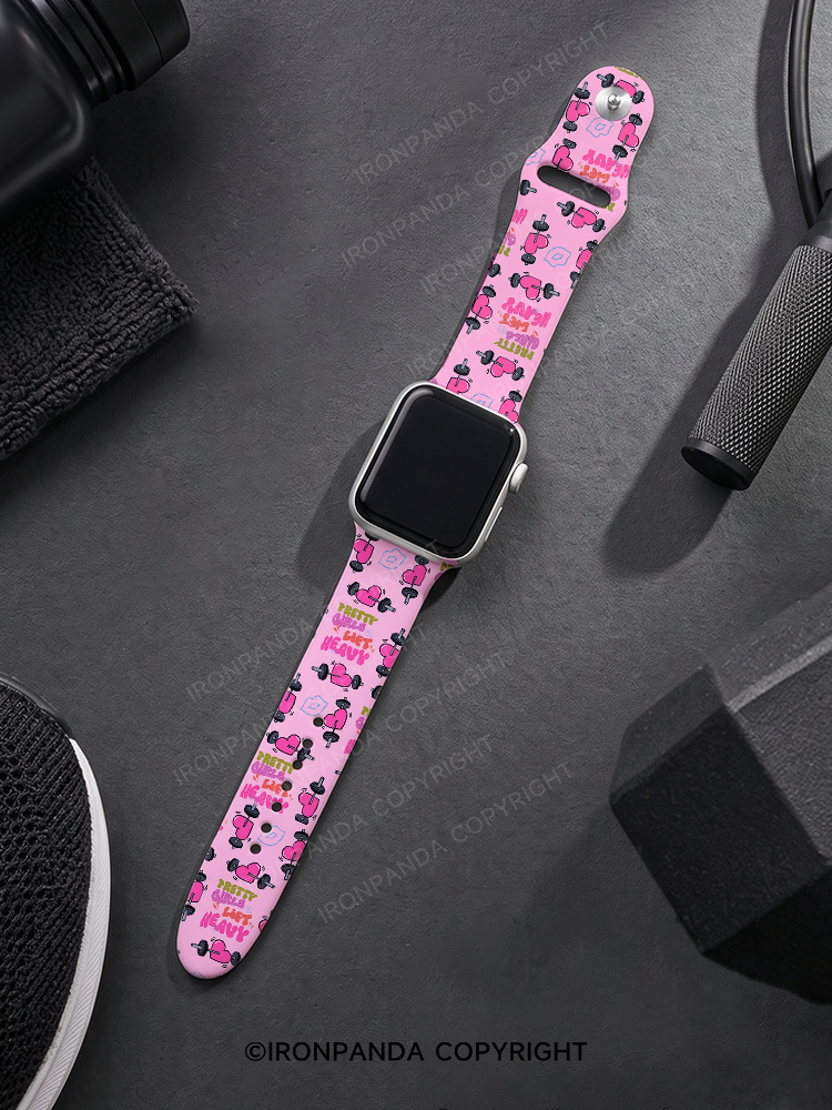 pretty girls lift heavy Watch Band