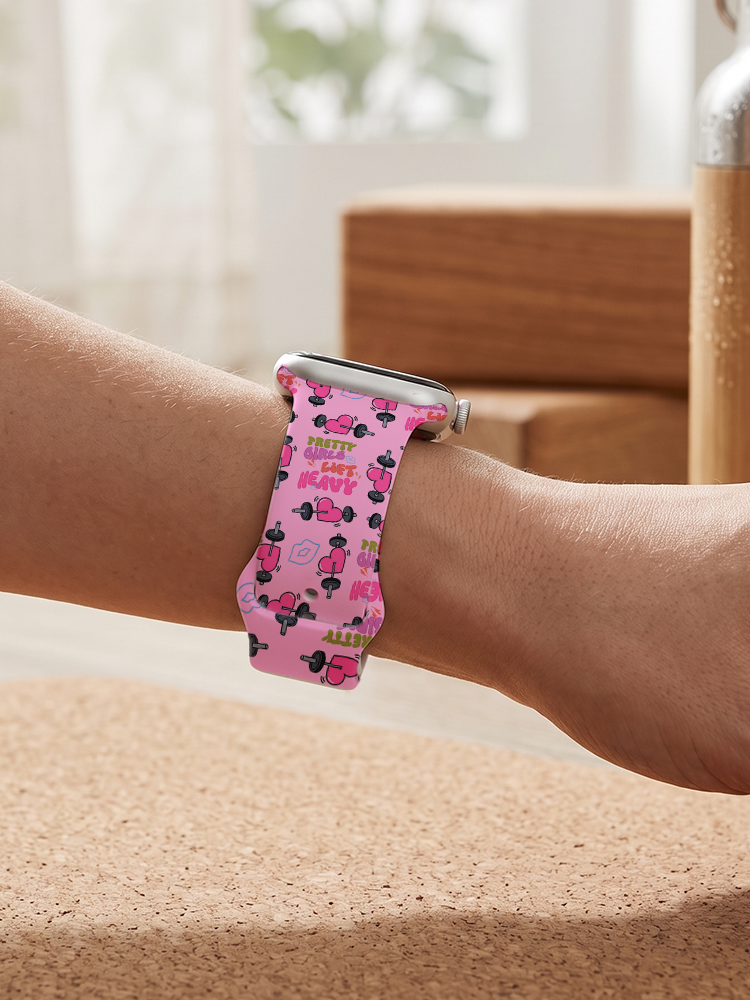 pretty girls lift heavy Watch Band