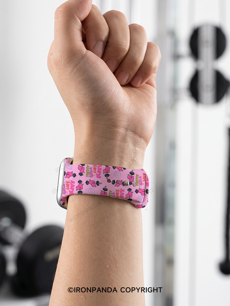 pretty girls lift heavy Watch Band