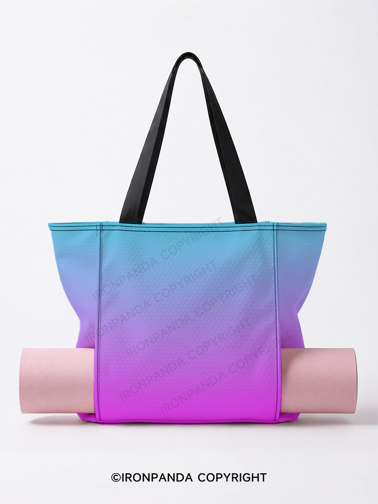 Aurora Ombre Yoga Mat Tote Bag