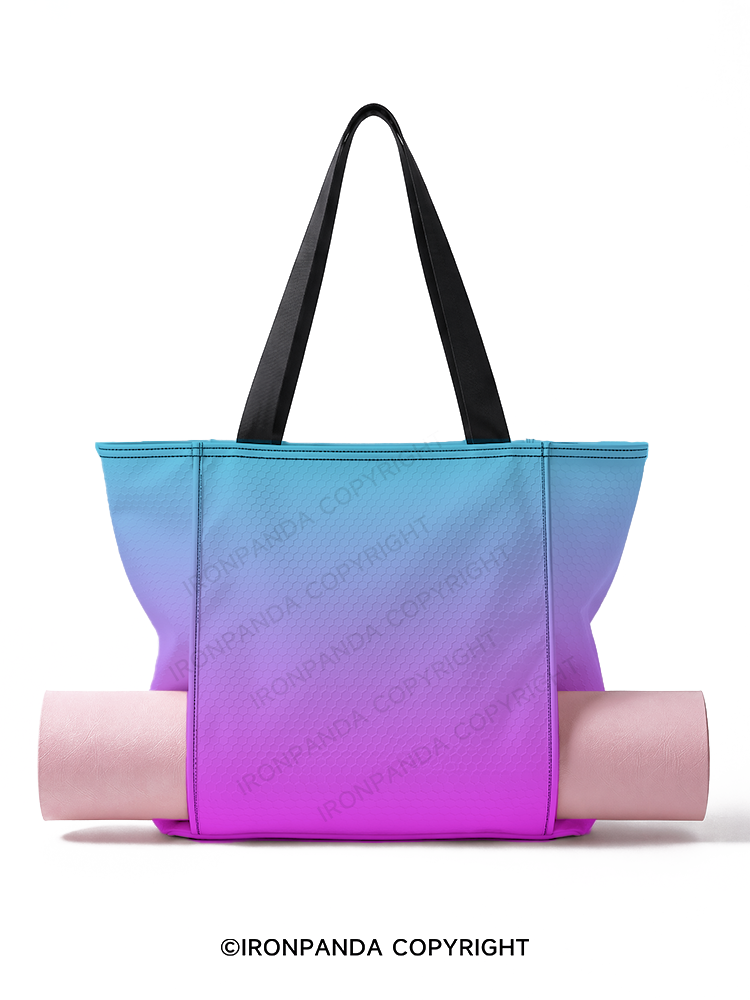 Aurora Ombre Yoga Mat Tote Bag