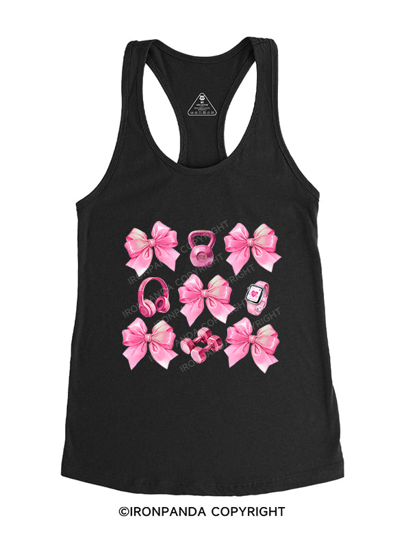 Pink Energy Gym Racerback Tank