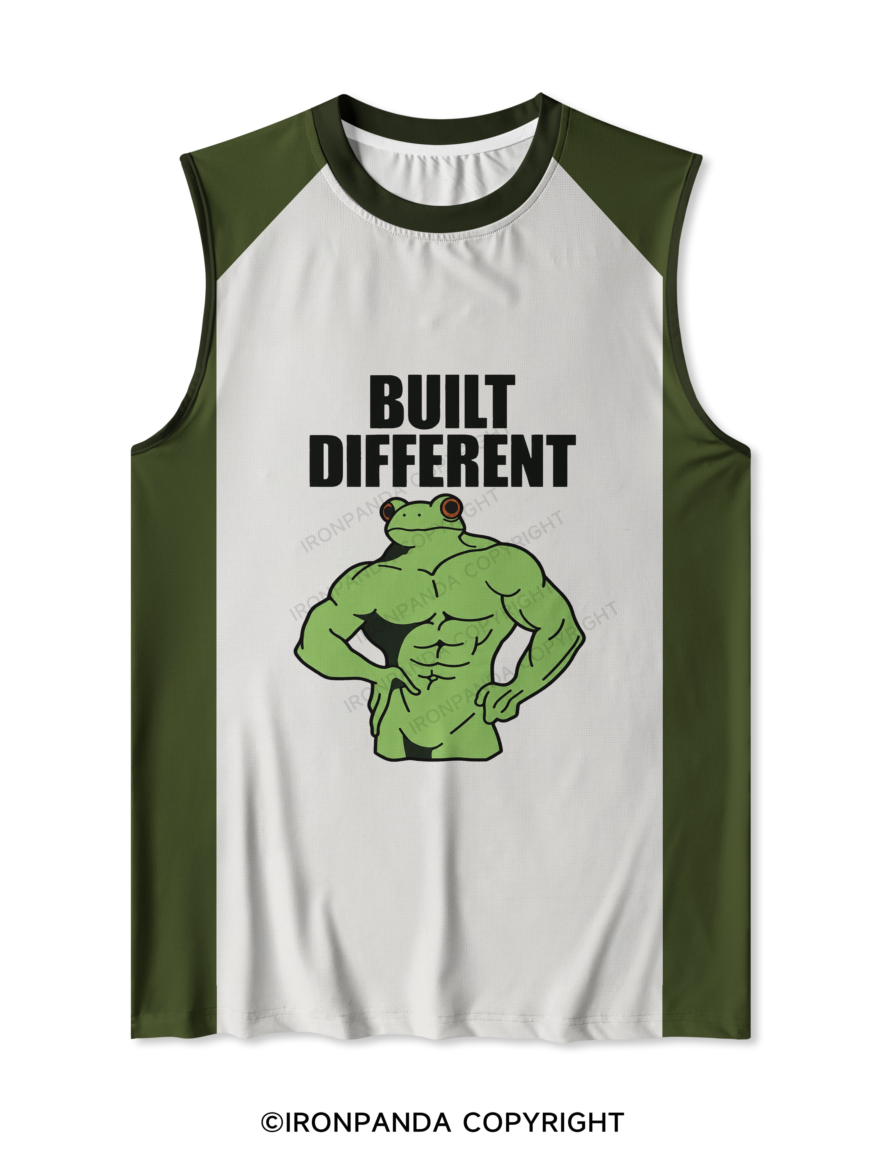 BUILT DIFFERENT Quick-Dry Mesh Tank