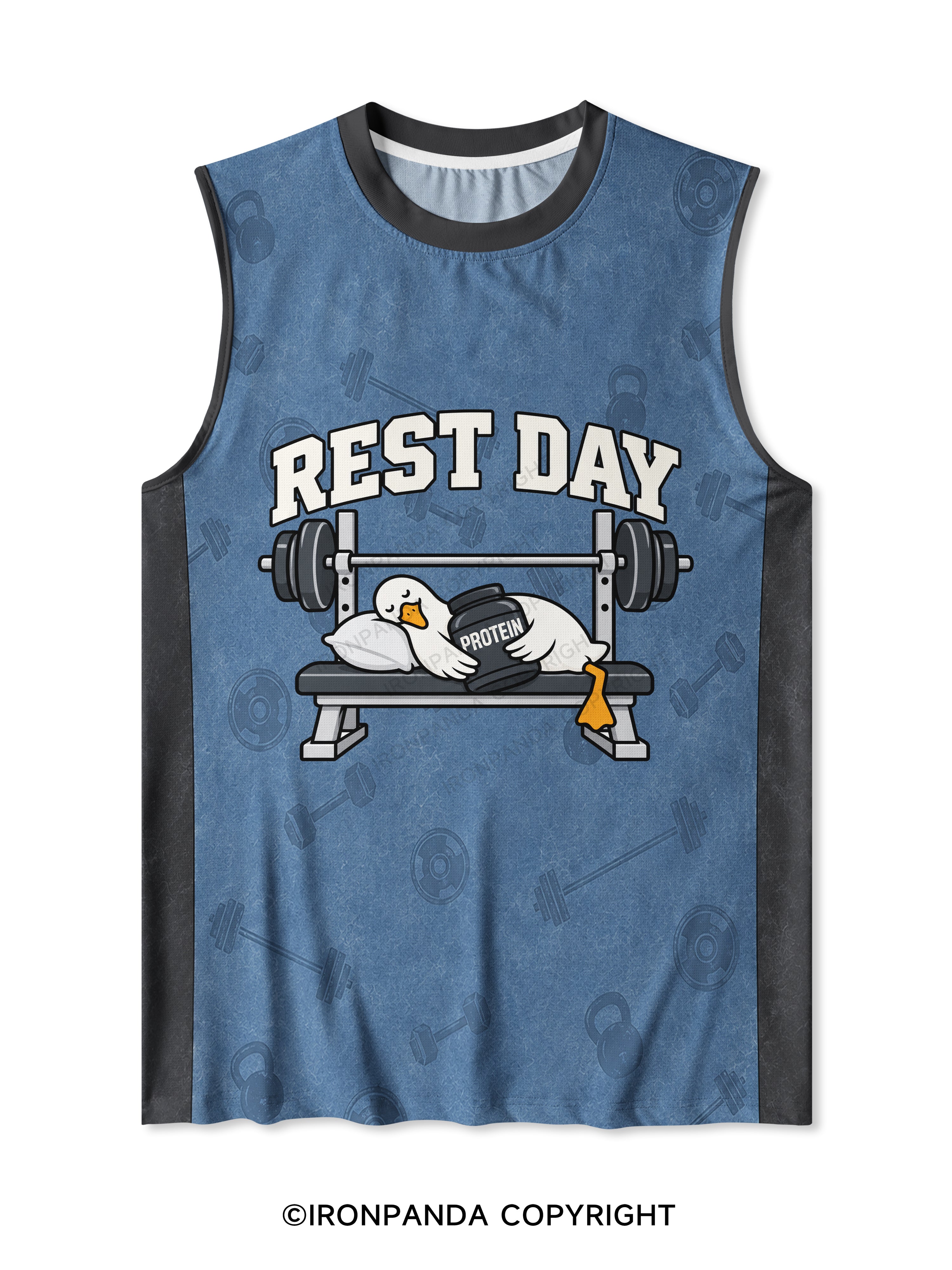 REST DAY Quick-Dry Mesh Tank