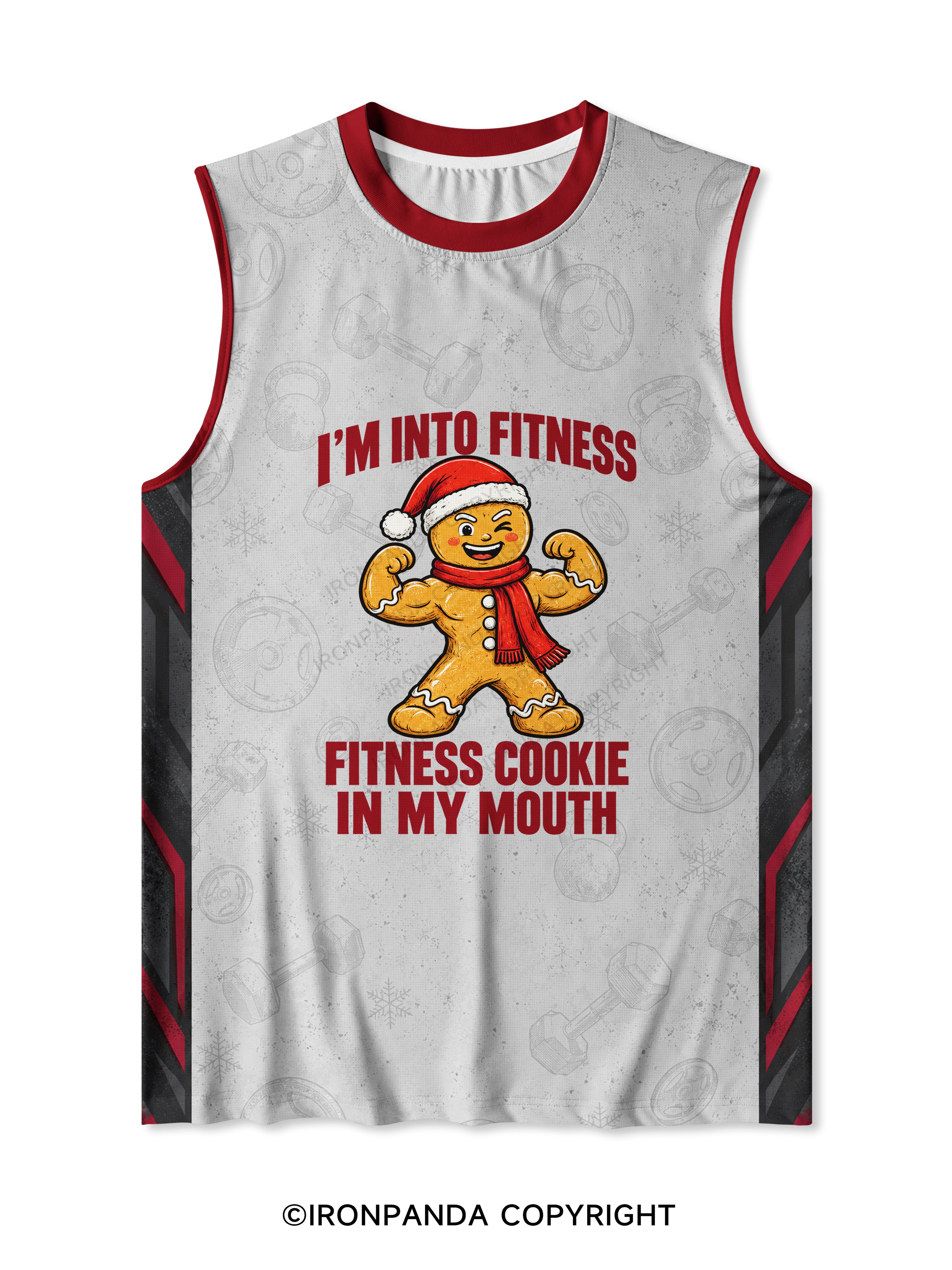 I'M INTO FITNESS FITNESS COOKIE IN MY MOUTH Quick-Dry Mesh Tank