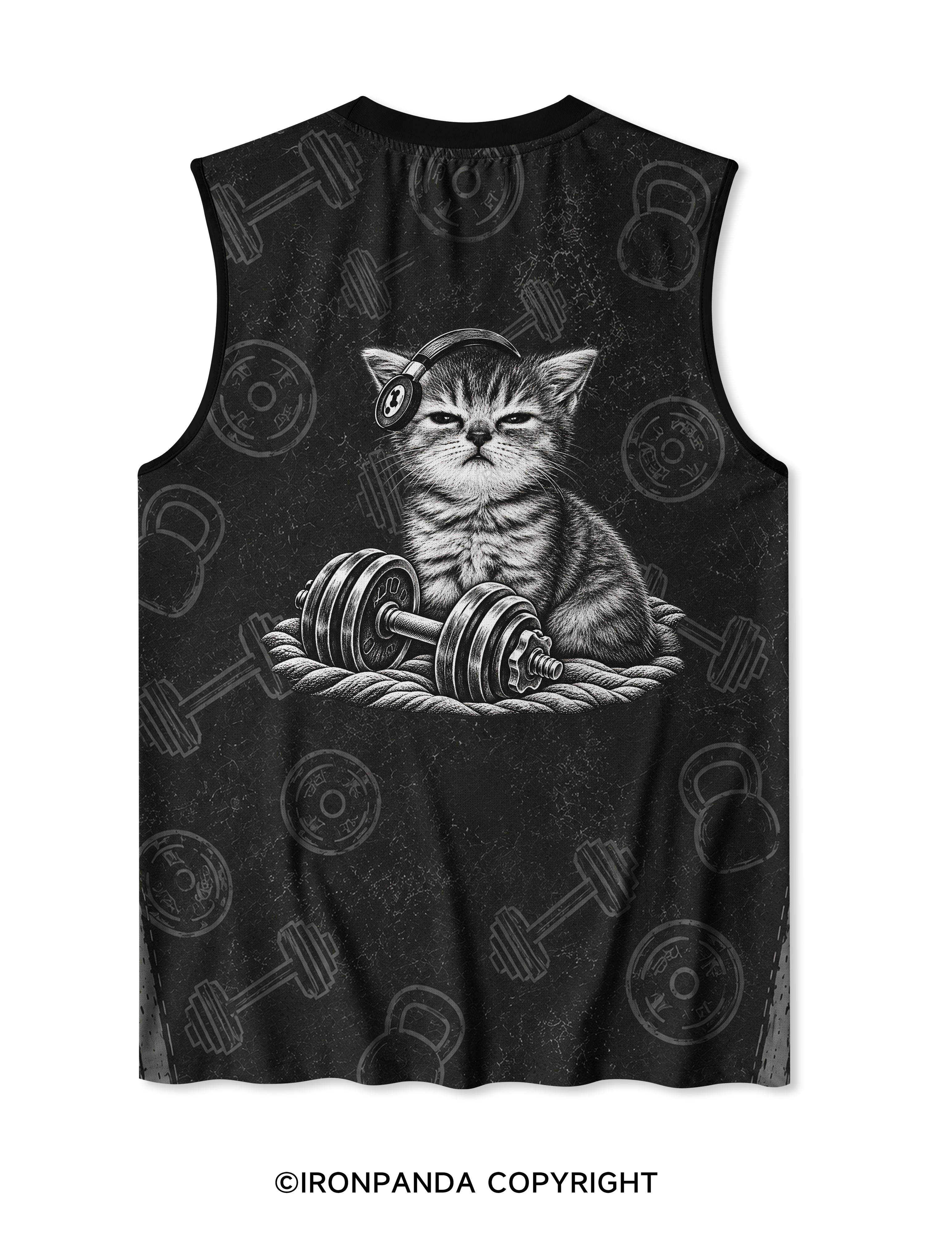 PRE-WORKOUT MOOD Quick-Dry Mesh Tank
