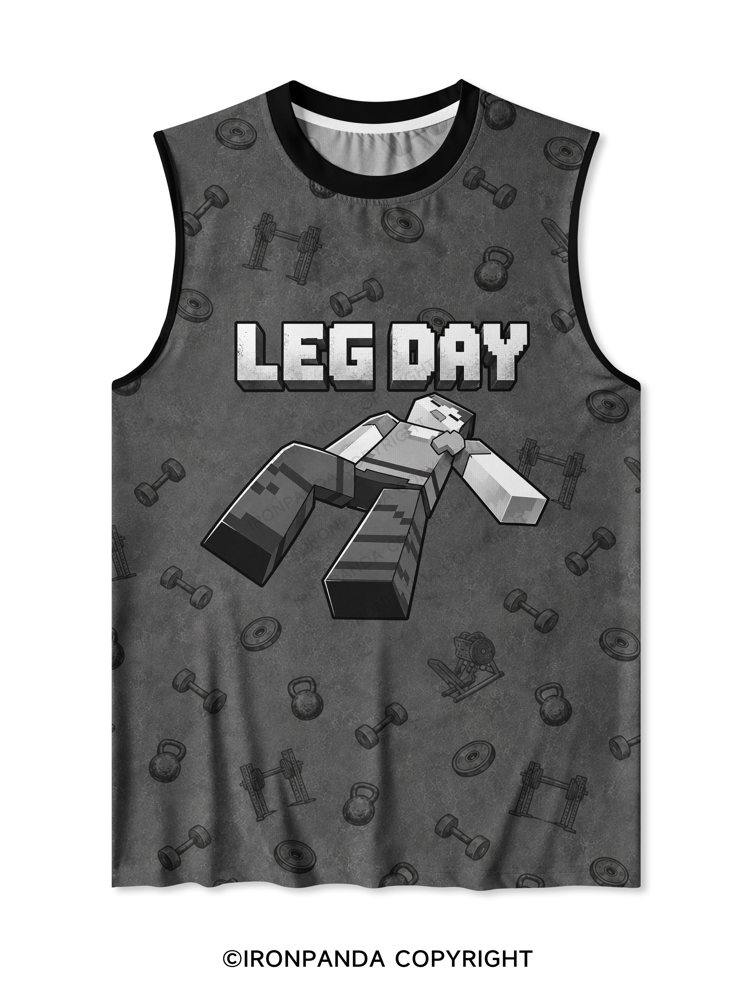 LEG DAY Quick-Dry Mesh Tank