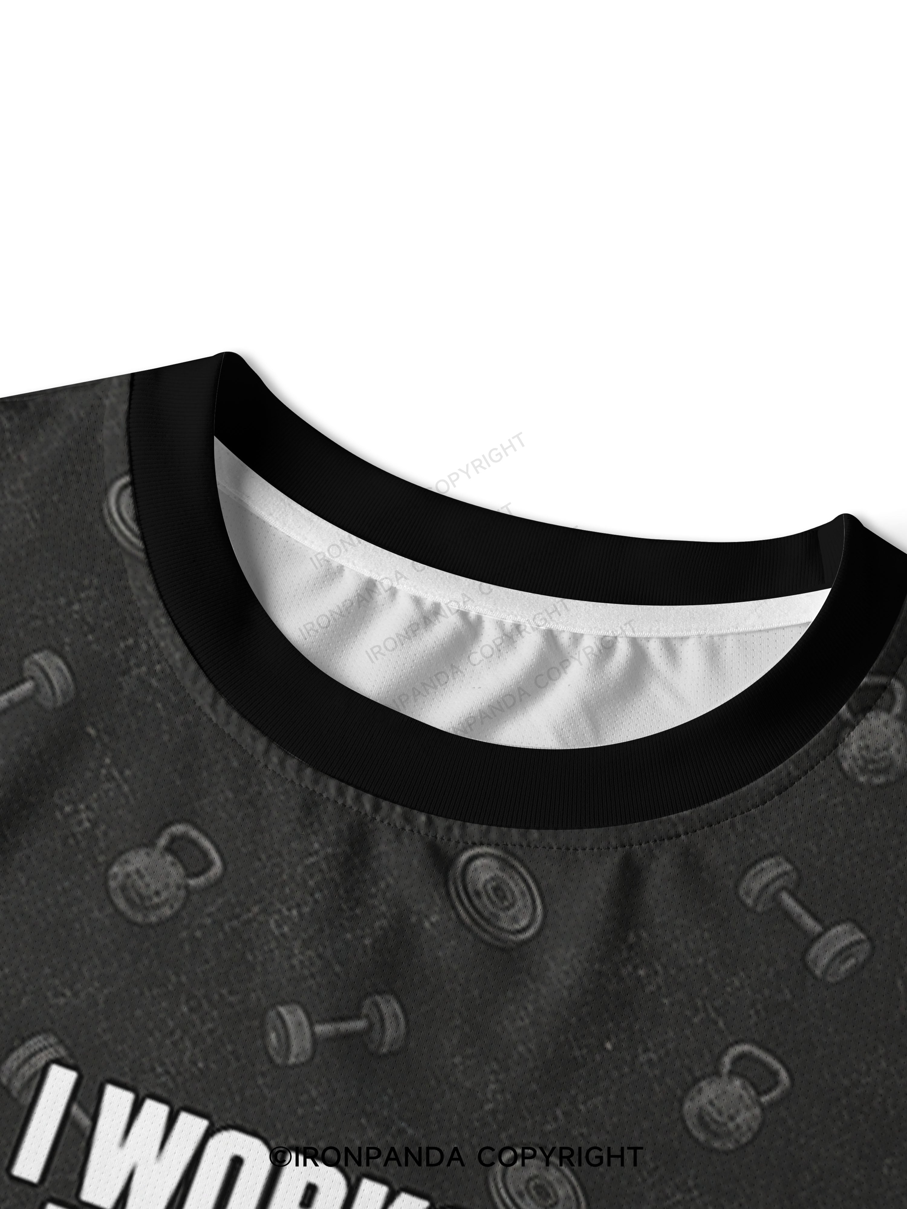 I WORKOUT TO BURN OFF THE CRAZY Quick-Dry Mesh Tank