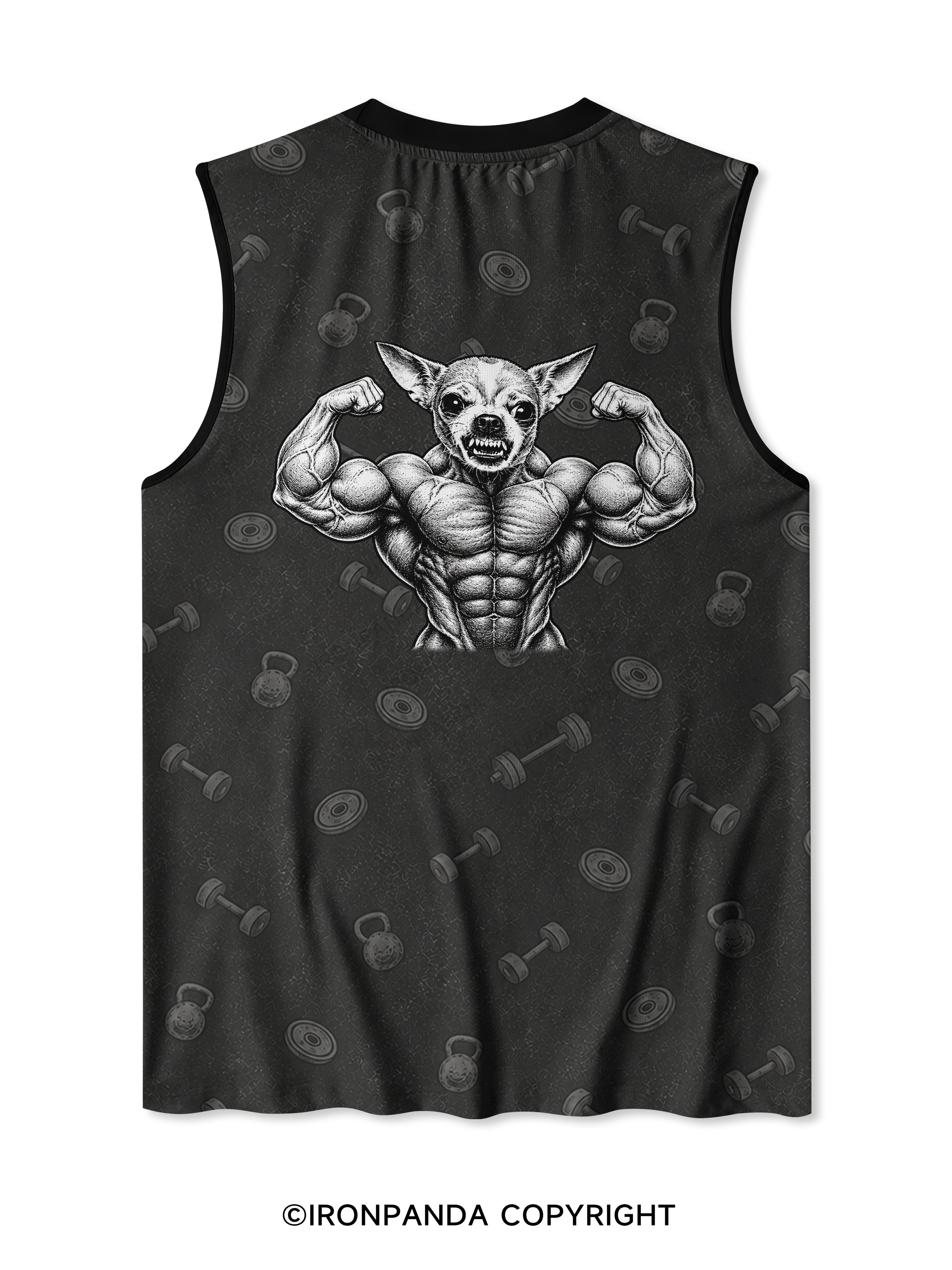 I WORKOUT TO BURN OFF THE CRAZY Quick-Dry Mesh Tank