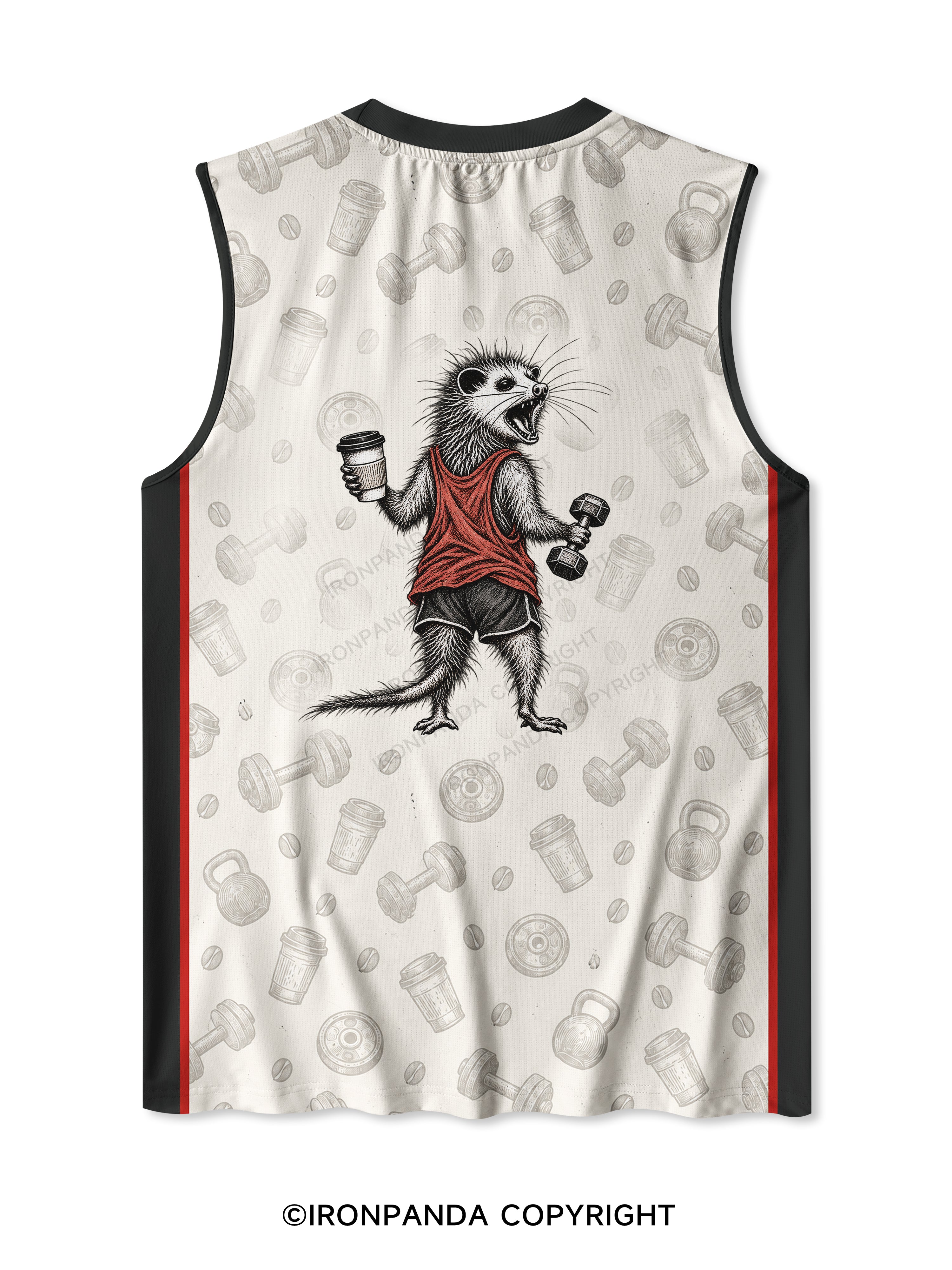 Caffeine & Weights Quick-Dry Mesh Tank