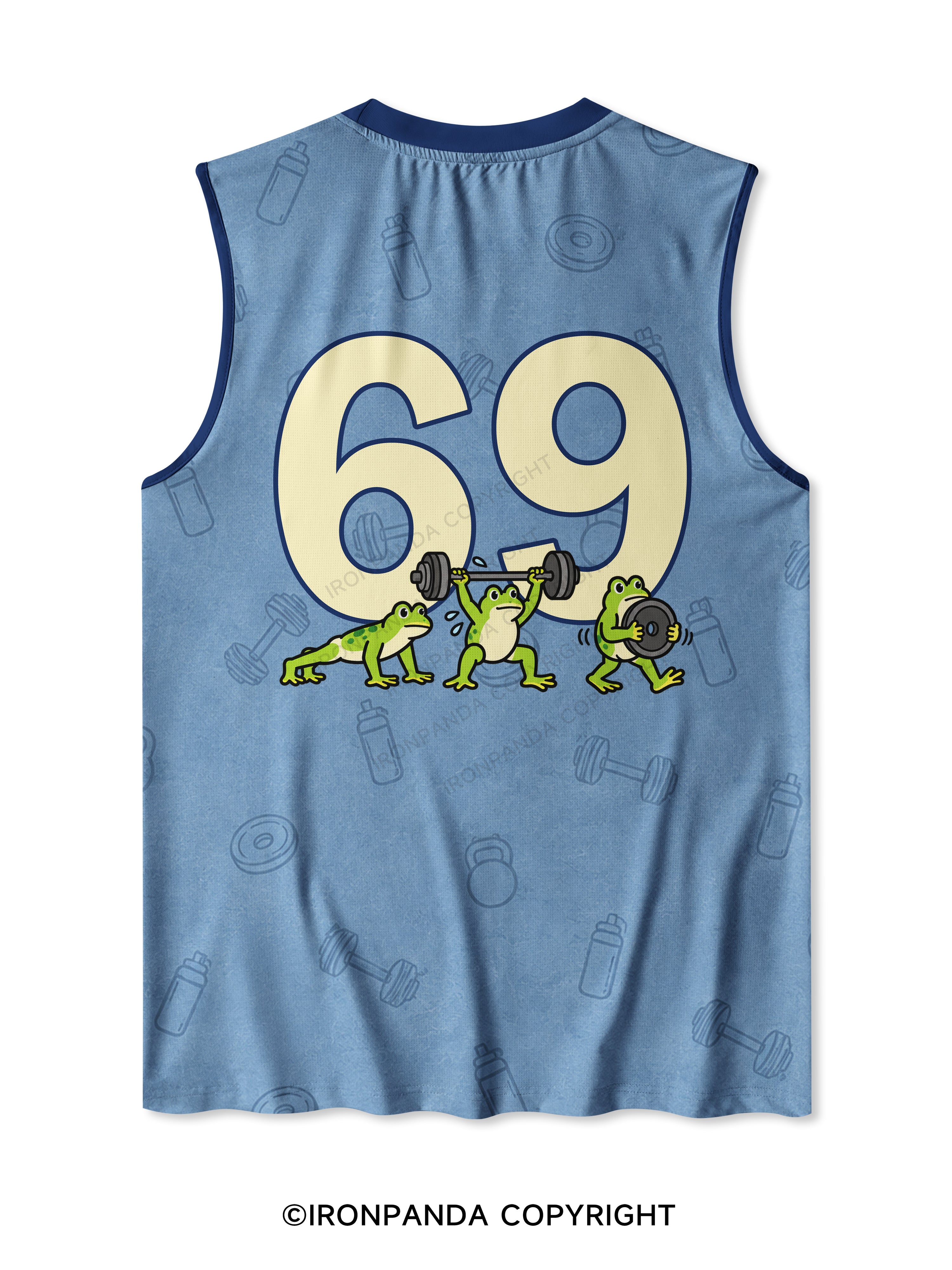 Ribbit, Lift, Repeat Quick-Dry Mesh Tank