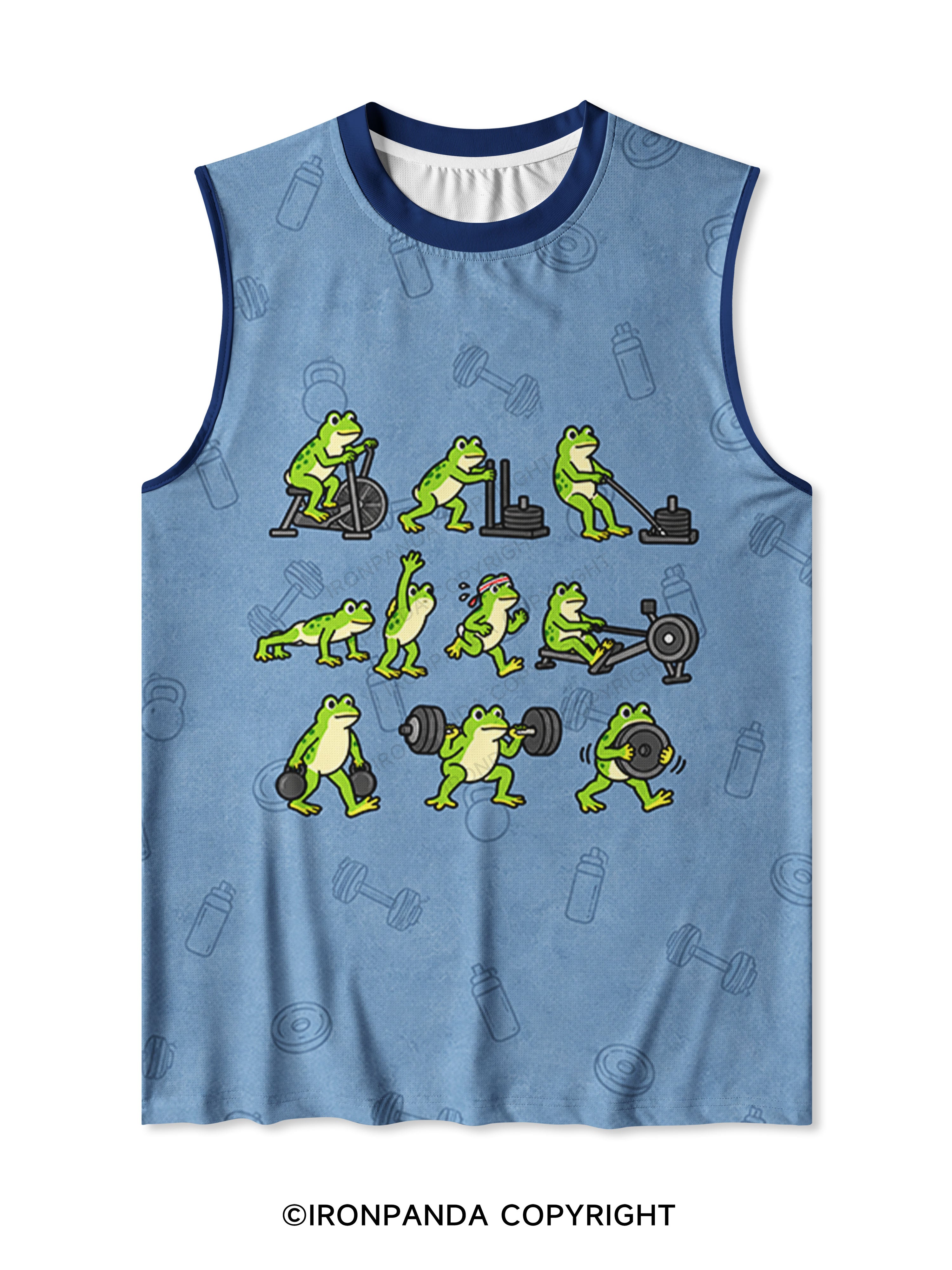 Ribbit, Lift, Repeat Quick-Dry Mesh Tank