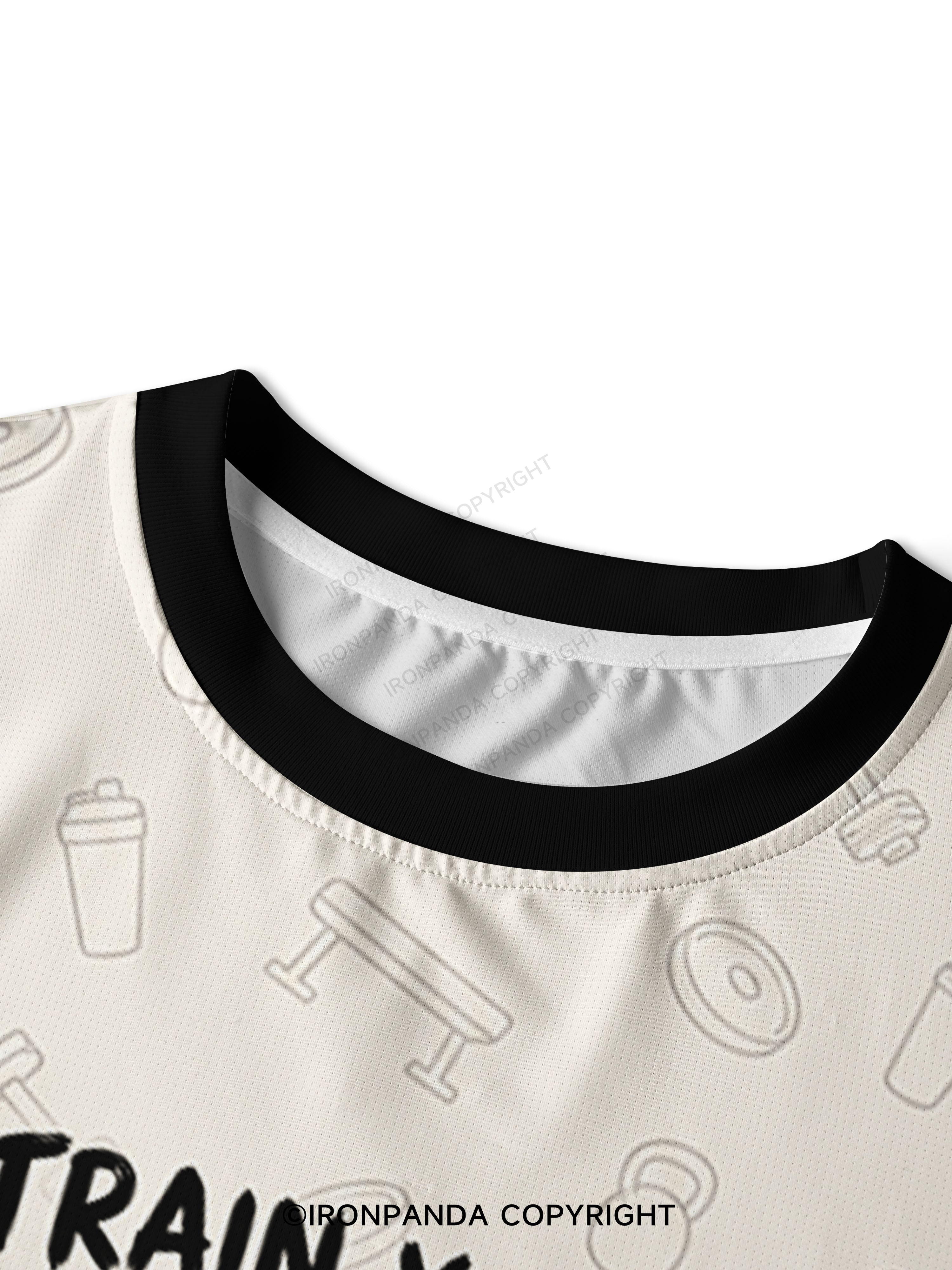 TRAIN YOUR BRAIN TRAIN YOUR BODY Quick-Dry Mesh Tank