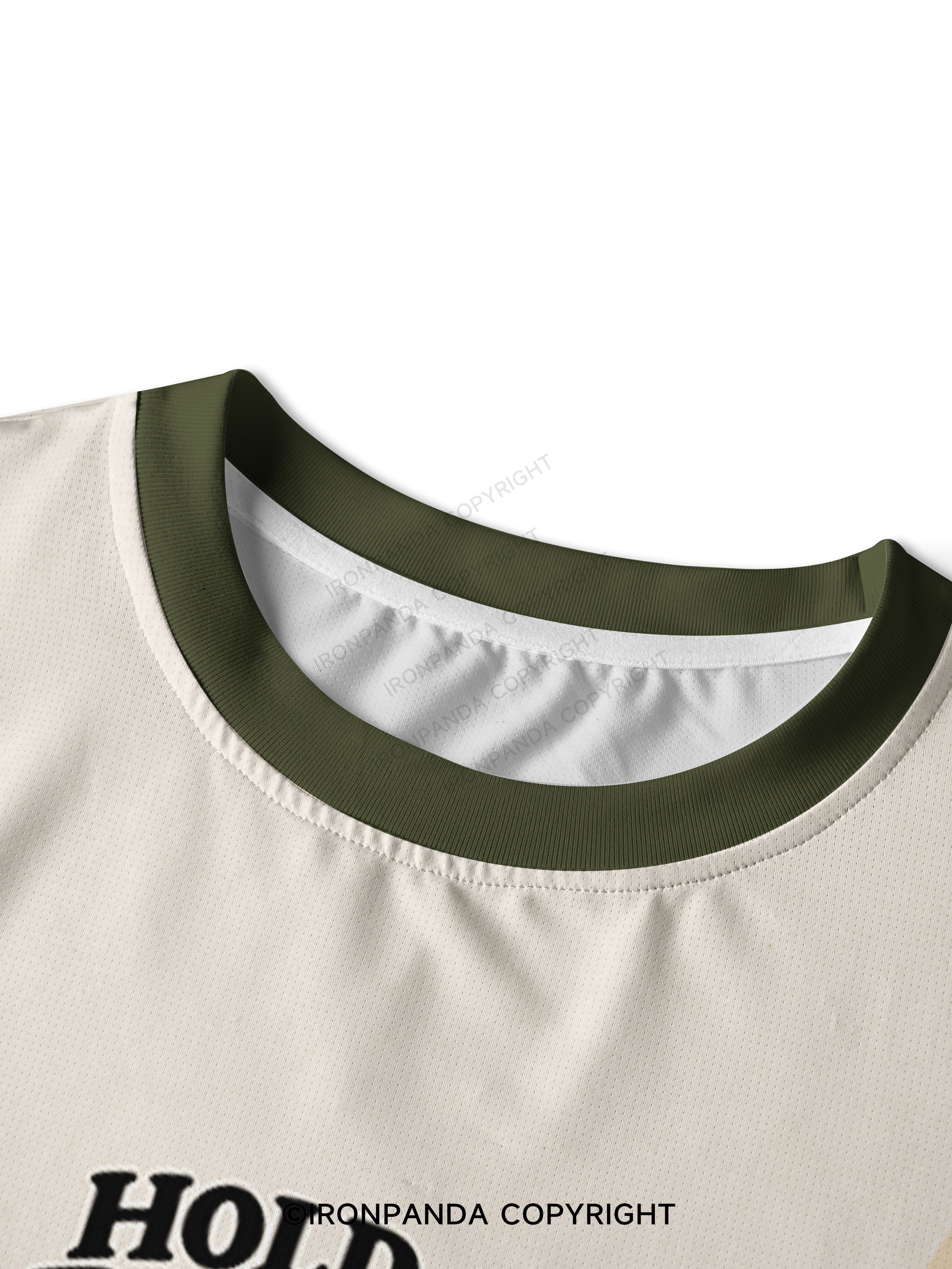 HOLD ON PARTNER I'M OVERTRAINED Quick-Dry Mesh Tank