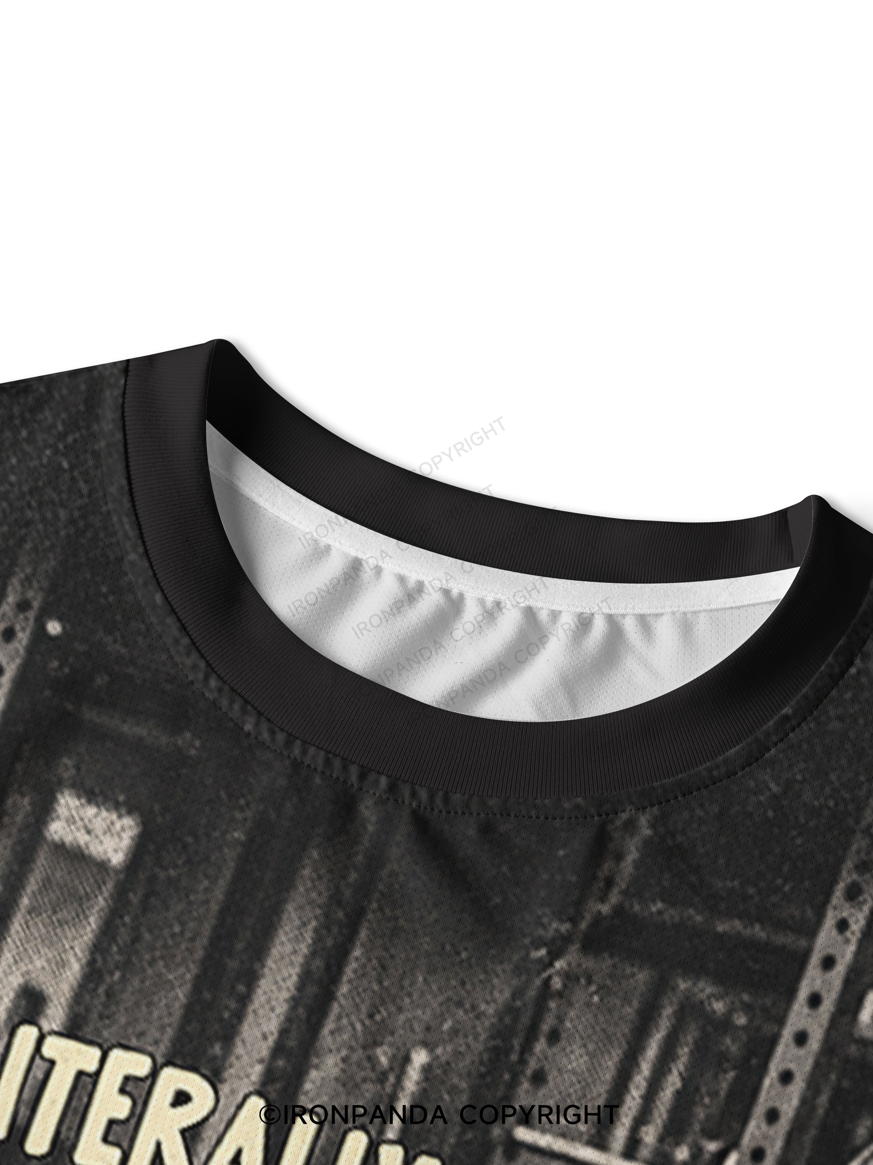 LITERALLY JUST A GYM RAT Quick-Dry Mesh Tank