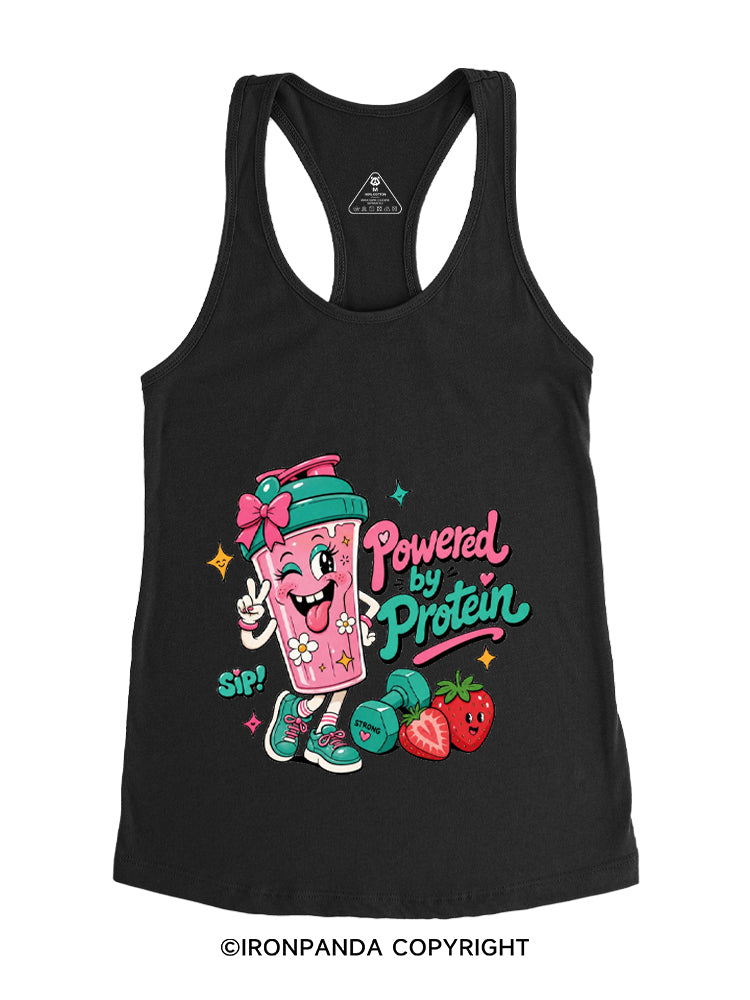 POWERED BY PROTEIN GYM Gym Racerback Tank