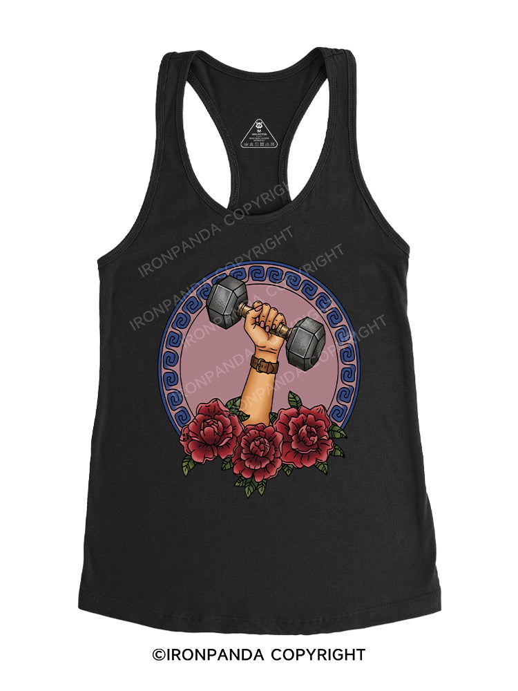 muscle mom Gym Racerback Tank