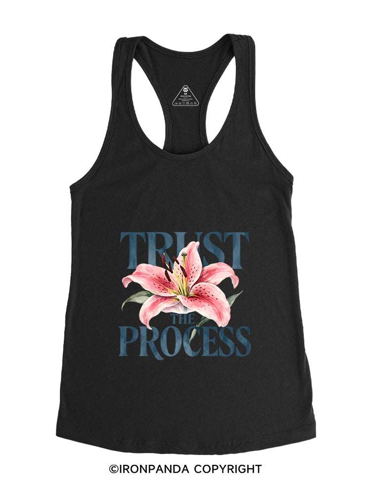 TRUST THE PROCESS Gym Racerback Tank