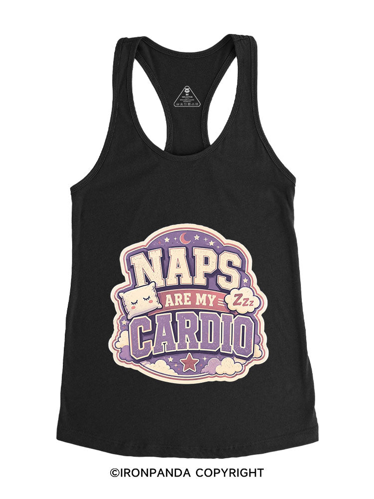 NAPS ARE MY CARDIO GYM Gym Racerback Tank