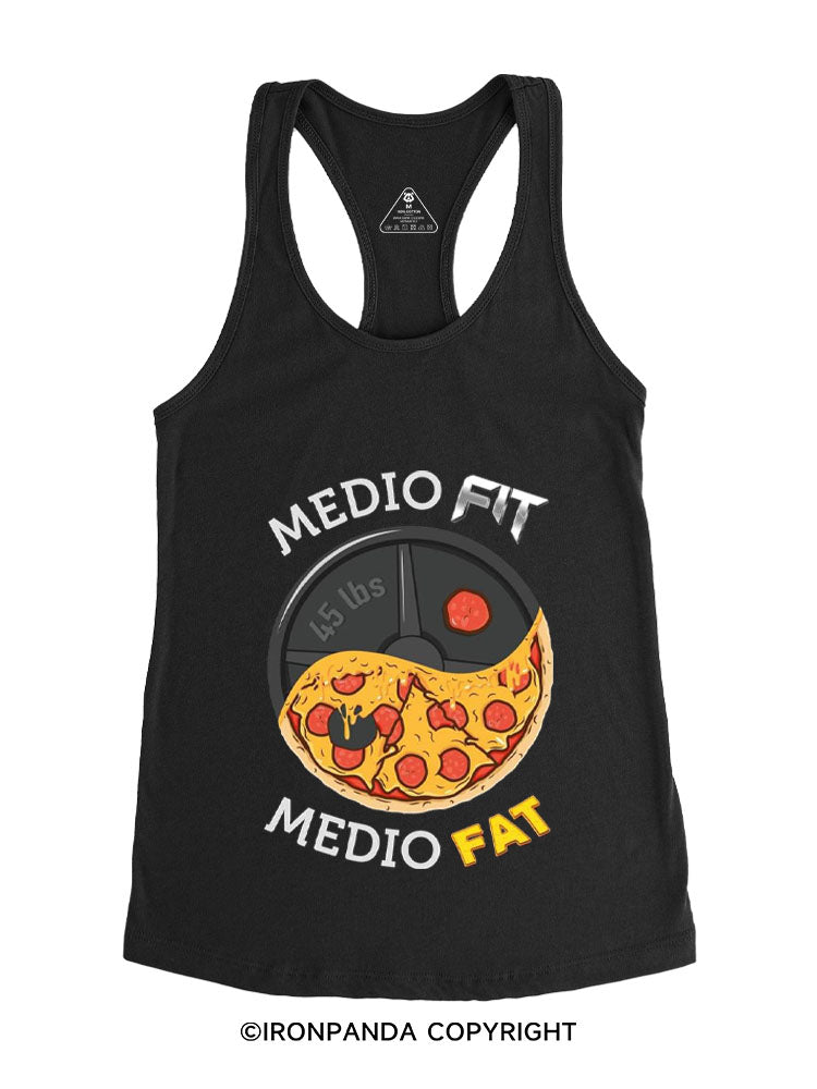 MEDIO FIT MEDIO FAT Gym Racerback Tank
