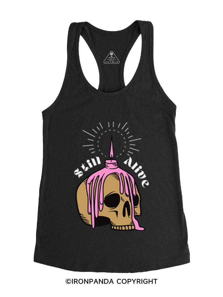 STILL ALIVE Gym Racerback Tank