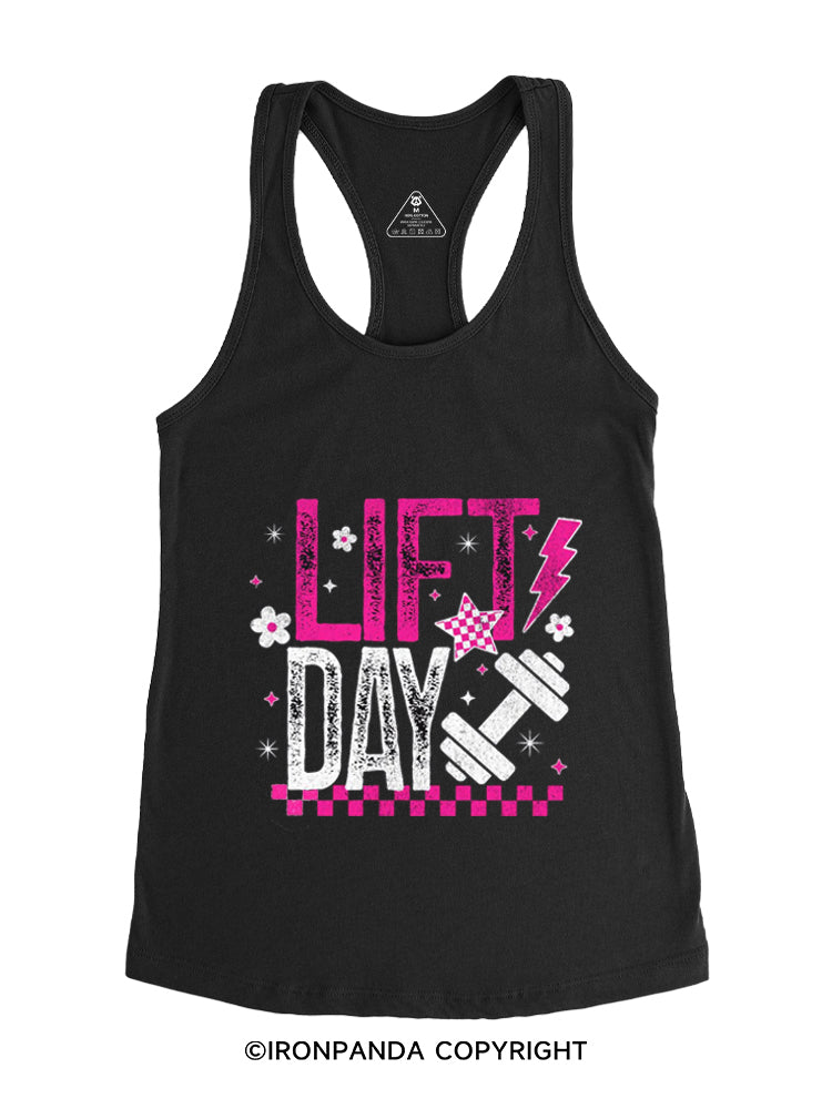 LIFT DAY MUSCLE MAMA Gym Racerback Tank