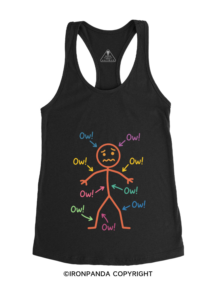 OW! Gym Racerback Tank