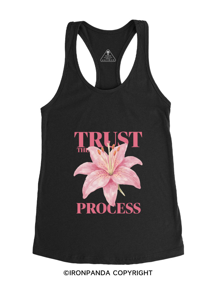 TRUST THE PROCESS Gym Racerback Tank