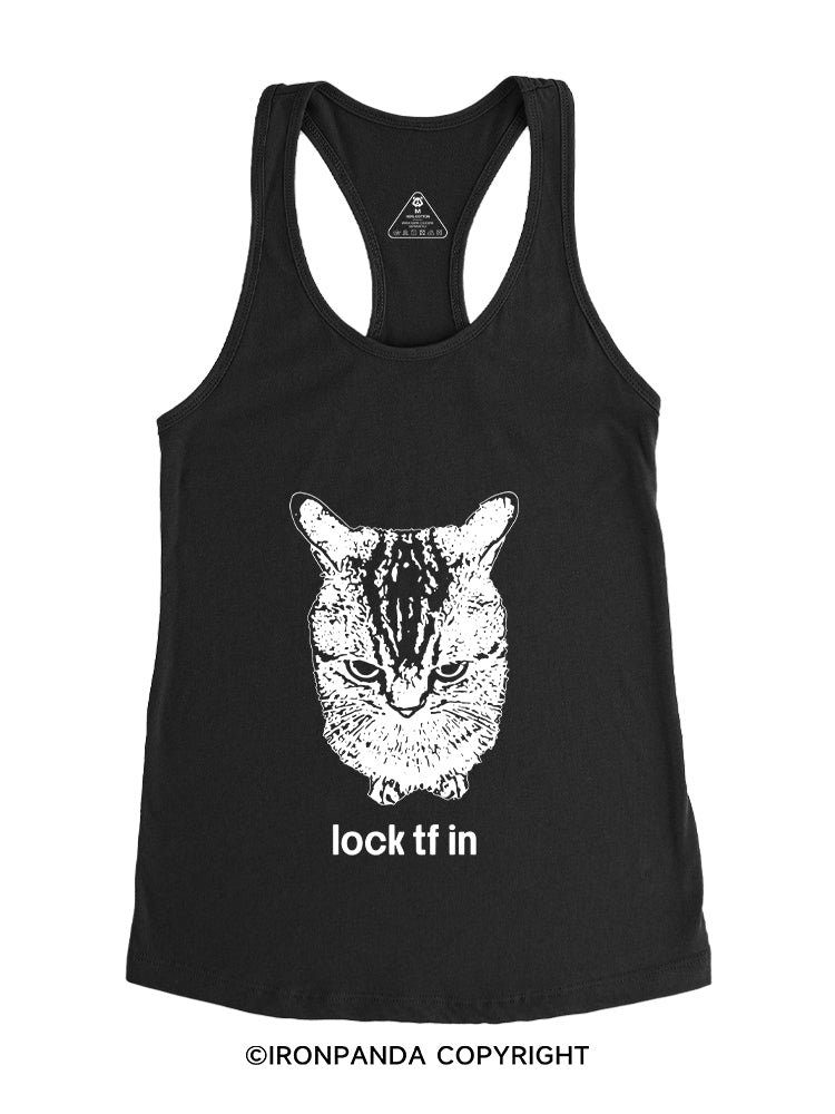 LOCK TF IN Gym Racerback Tank