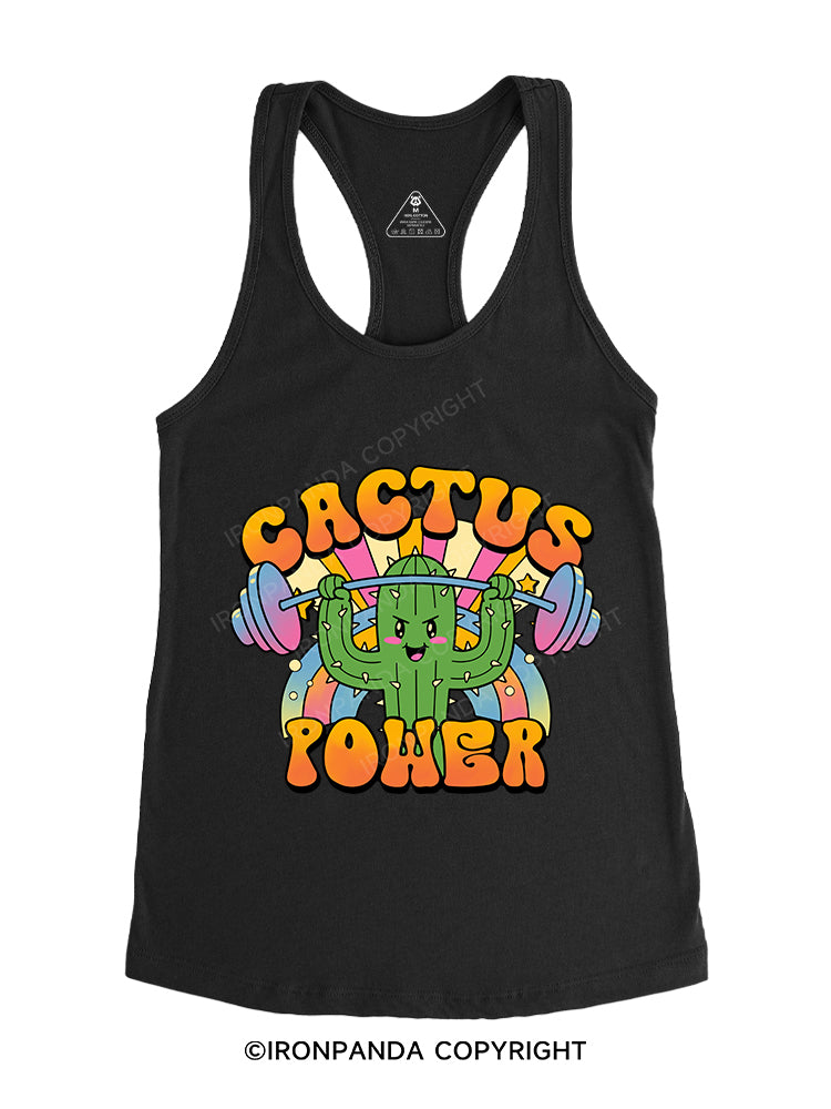 CACTUS POWER Gym Racerback Tank