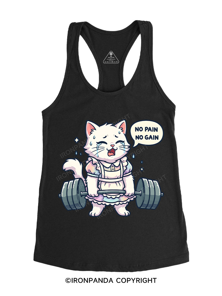 NO PAIN, NO GAIN Gym Racerback Tank