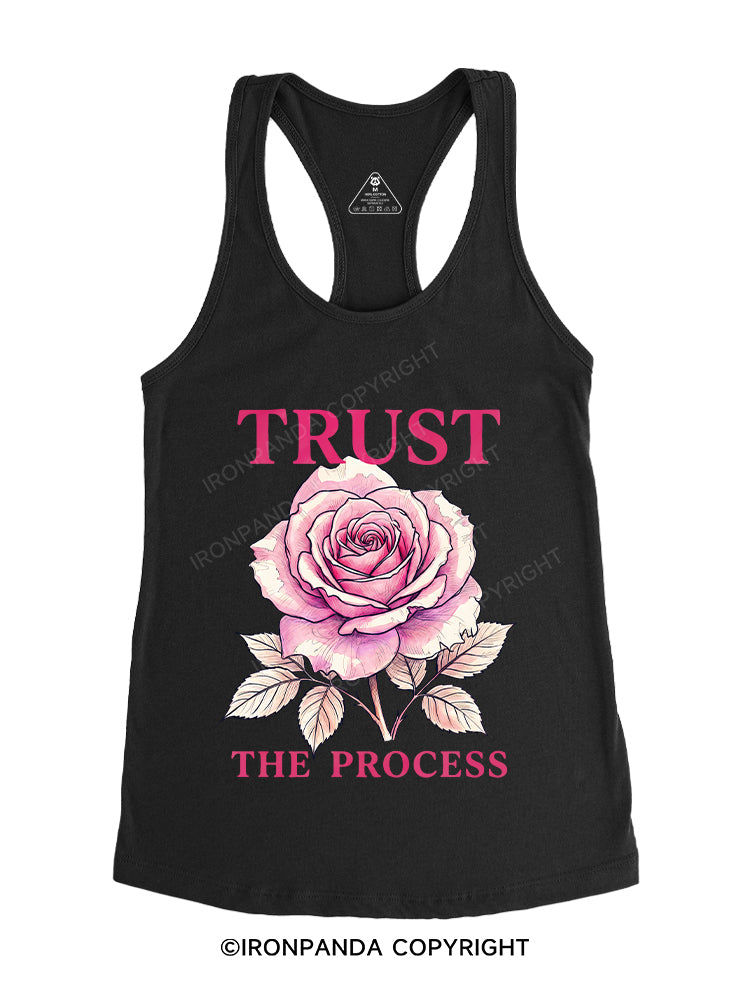 TRUST THE PROCESS Gym Racerback Tank