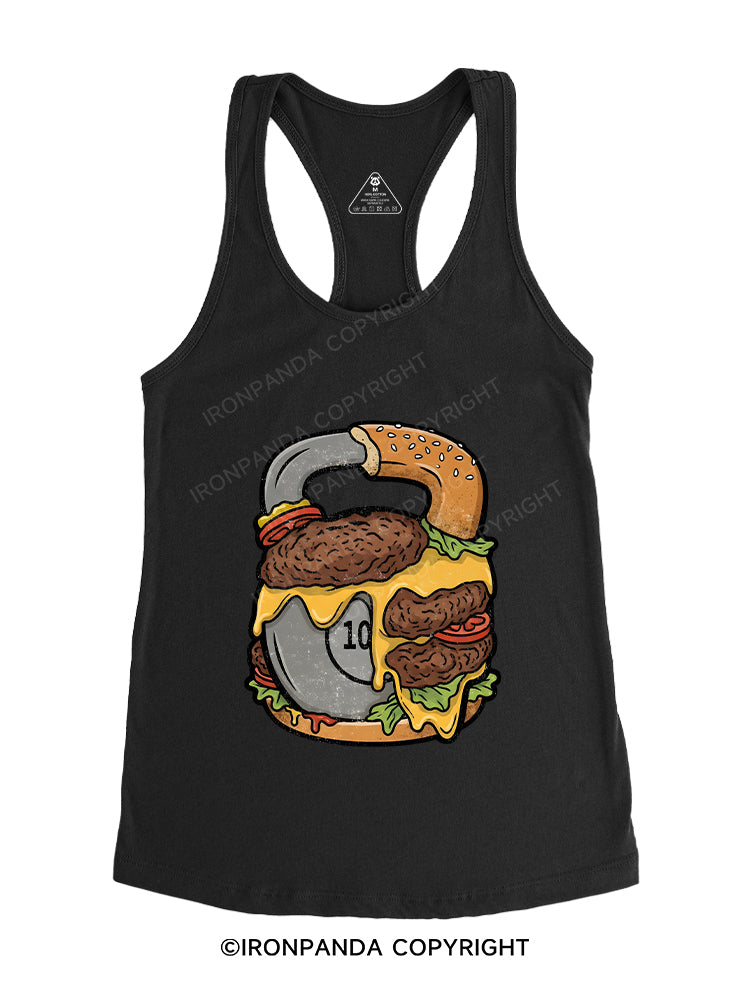 Kinda Fit Kinda Hungry Gym Racerback Tank