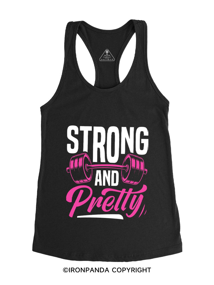 STRONG AND PRETTY GYM Gym Racerback Tank