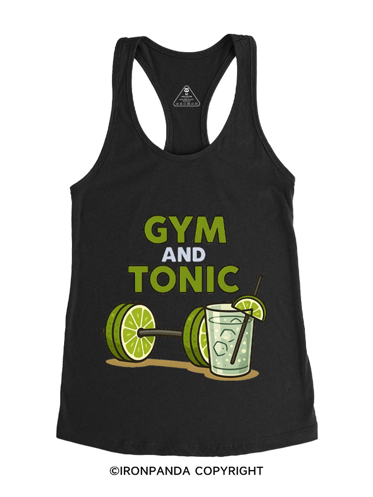 GYM AND TONIC LEMON Gym Racerback Tank