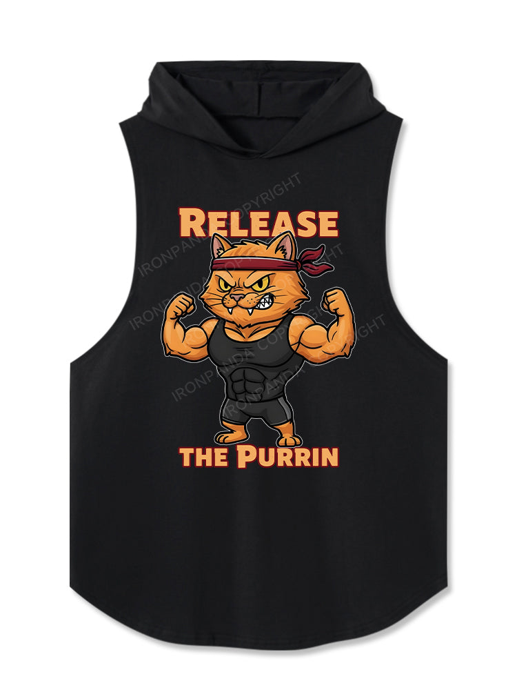 Release the Purrin  Hooded Tank