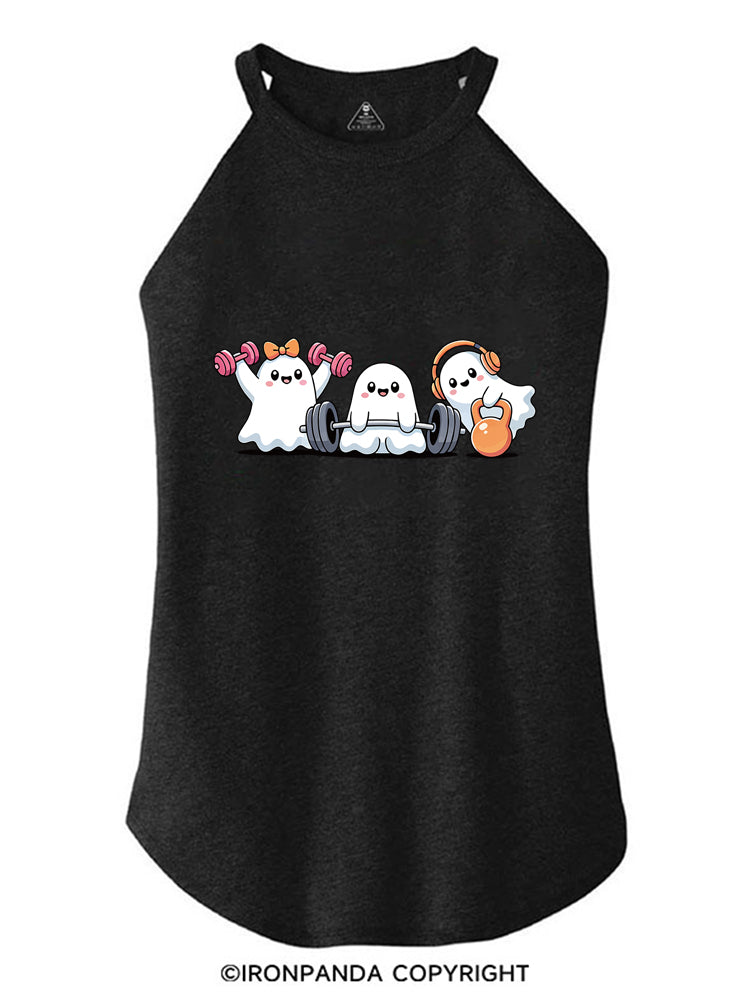 WEIGHTLIFTING SPOOKY FUNNY GYM ROCKER COTTON TANK