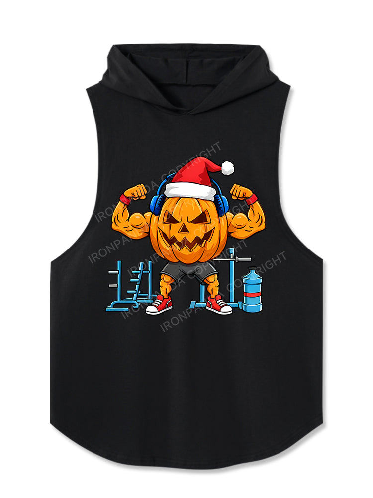 Santa Swole Pumpkin Hooded Tank