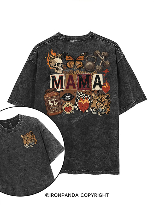 Strong  and  Sexy  Mom printed Gym Shirt