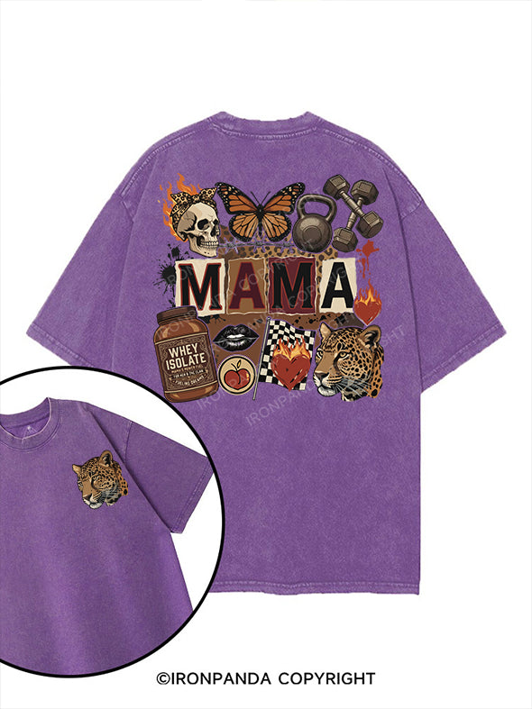 Strong  and  Sexy  Mom printed Gym Shirt